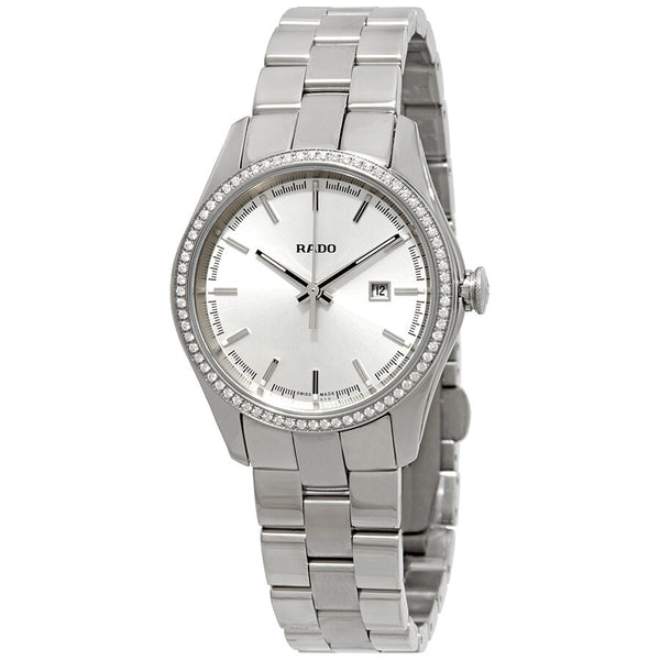 Rado HyperChrome Silver Dial Diamond Ladies Watch #R32112103 - Watches of America