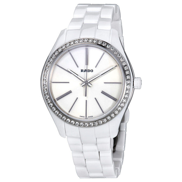Rado HyperChrome White Dial Ladies Diamond Watch #R32311012 - Watches of America