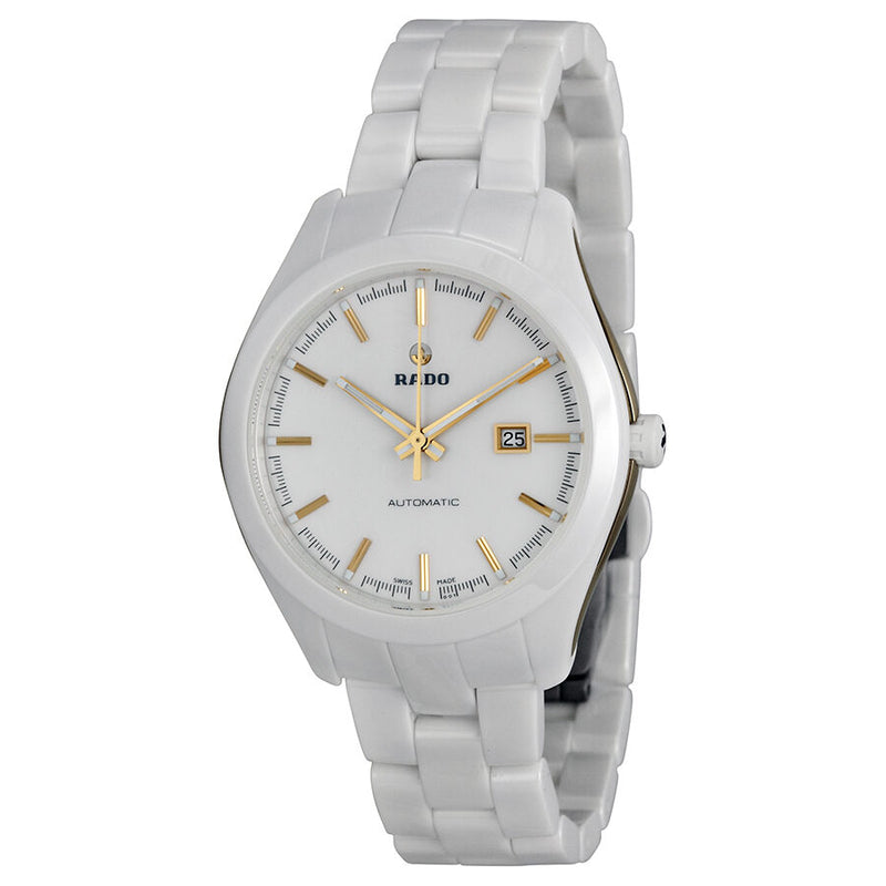 Rado Hyperchrome White Dial White Ceramic Ladies Watch #R32257012 - Watches of America