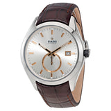 Rado HyperChrome XL Silver Dial Men's Leather Watch #R32025115 - Watches of America