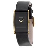 Rado Integral Black Dial Black Leather Ladies Watch #R20789155 - Watches of America