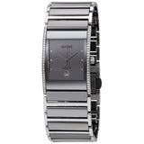 Rado Integral Diamond Silver Dial Ladies Watch #R20731712 - Watches of America