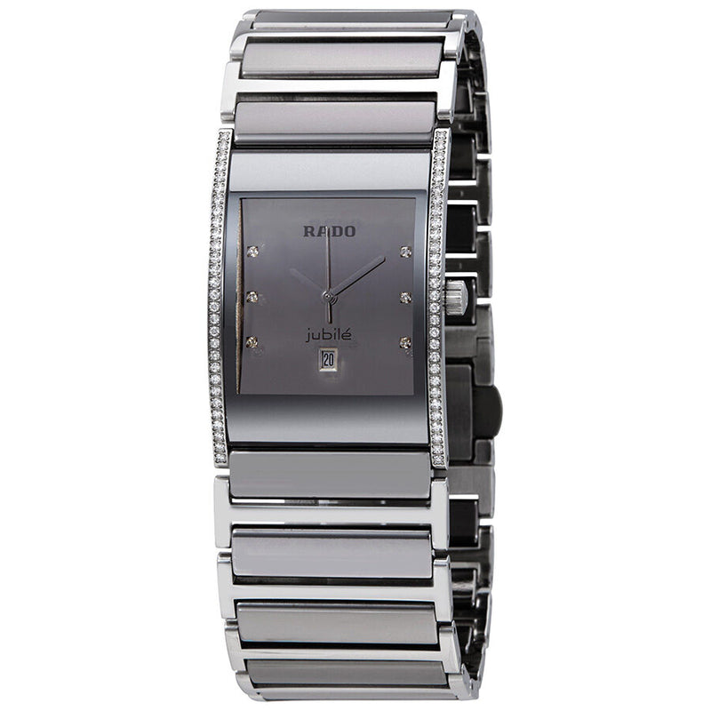 Rado Integral Diamond Silver Dial Ladies Watch #R20731712 - Watches of America