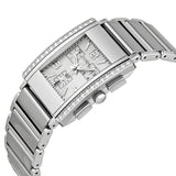 Rado Integral Jubile Chronograph White Dial Stainless Steel with Ceramic Ladies Watch #R20670902 - Watches of America #2