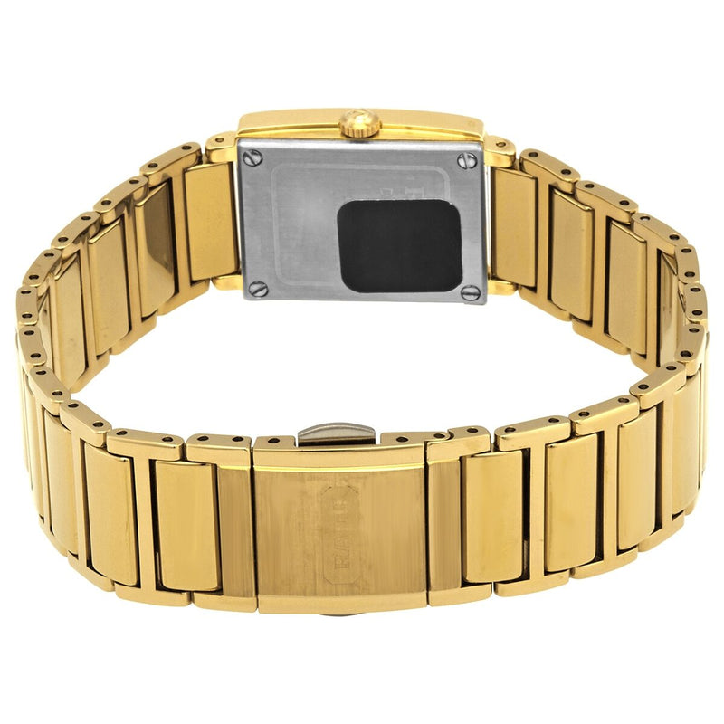 Rado Integral Jubile Quartz Diamond Gold Dial Ladies Watch 