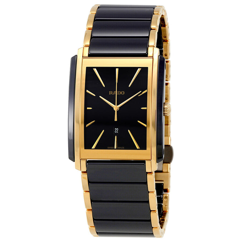 Rado Integral L Black Dial Ceramic Men's Watch #R20968152 - Watches of America