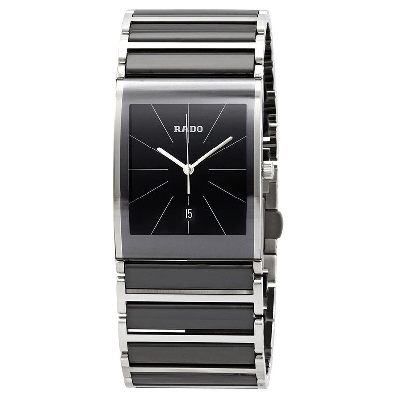 Rado Integral Quartz Black Dial Men's Watch #R20861152 - Watches of America
