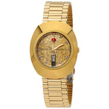 Rado Original L  Automatic Yellow Gold Dial Men's Watch #R12413643 - Watches of America