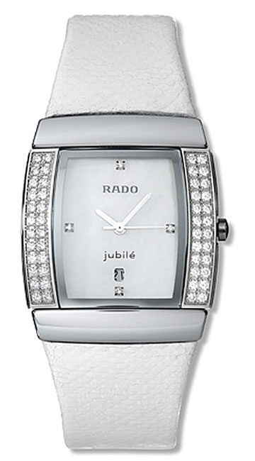 Rado Sintra 48 Diamond Ceramic Midsize Ladies Watch #R13577906 - Watches of America