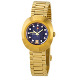 Rado The Original Automatic Diamond Blue Dial Ladies Watch #R12416523 - Watches of America