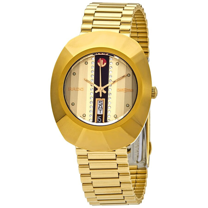 Rado The Original L Automatic Gold Dial Men's Watch #R12413343 - Watches of America