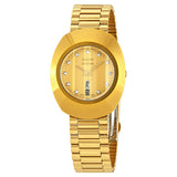 Rado The Original Diamond Gold Dial Watch #R12304303 - Watches of America