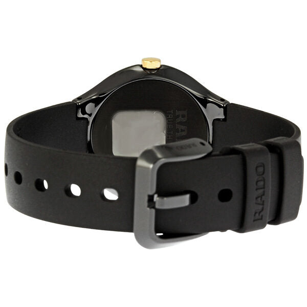 Rado Thinline Black Ceramic Ladies Watch #R27742159 - Watches of America #3