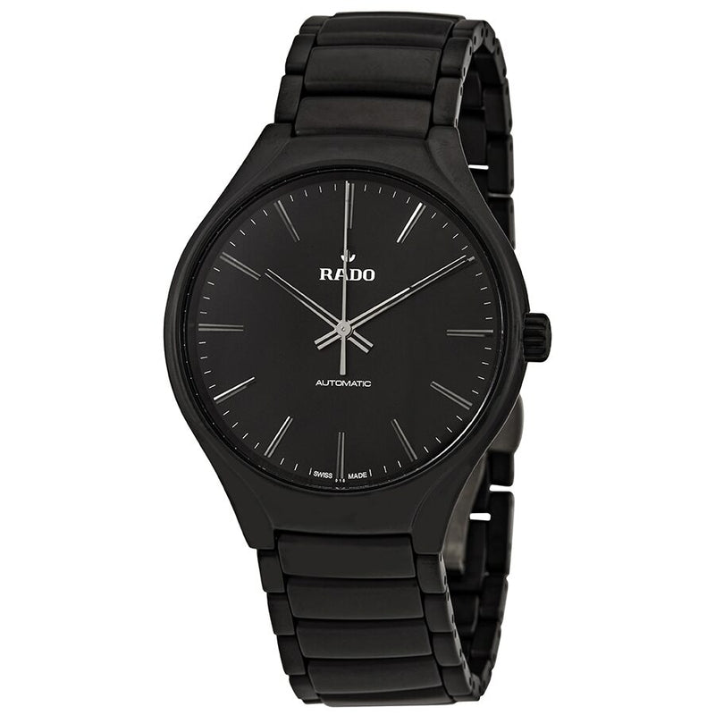 Rado True Automatic Black Dial Men's Watch #R27071152 - Watches of America