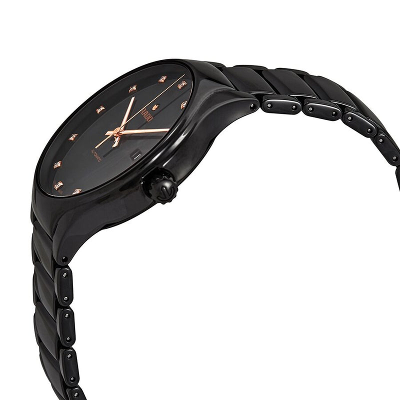 Rado True Automatic Diamond Black Dial Men's Watch #R27056732 - Watches of America #2