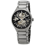 Rado True Automatic Open Heart Black/Skeleton Dial Men's Watch #R27510152 - Watches of America