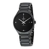 Rado True Automatic Black Dial Black Ceramic Men's Watch #R27056722 - Watches of America