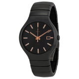 Rado True Black Dial Black Ceramic Men's Watch #R27857172 - Watches of America