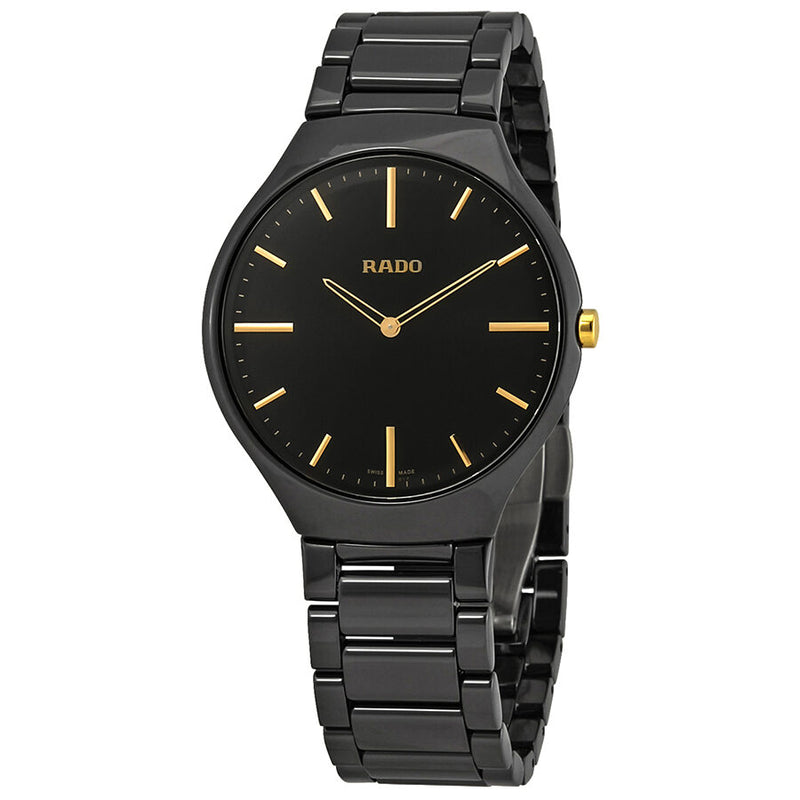 Rado True Black Dial Men's Watch #R27741172 - Watches of America