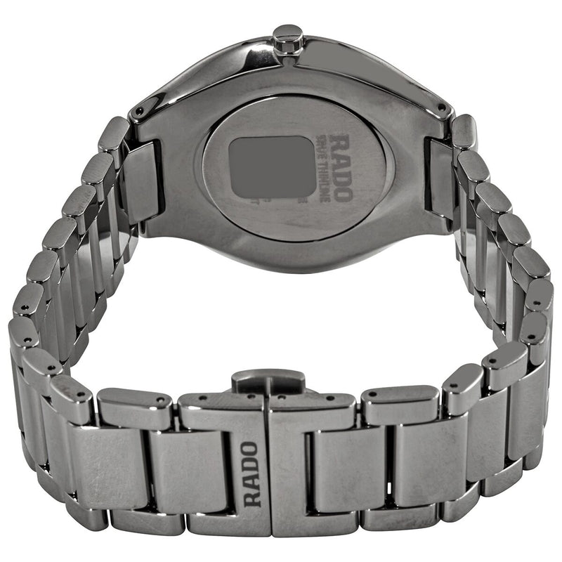 Rado True Black Dial Platinum-tone Ceramic Men's Watch #R27955152 - Watches of America #3