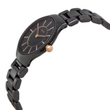 Rado True Thinline Black Ceramic Ladies Watch #R27742152 - Watches of America #2
