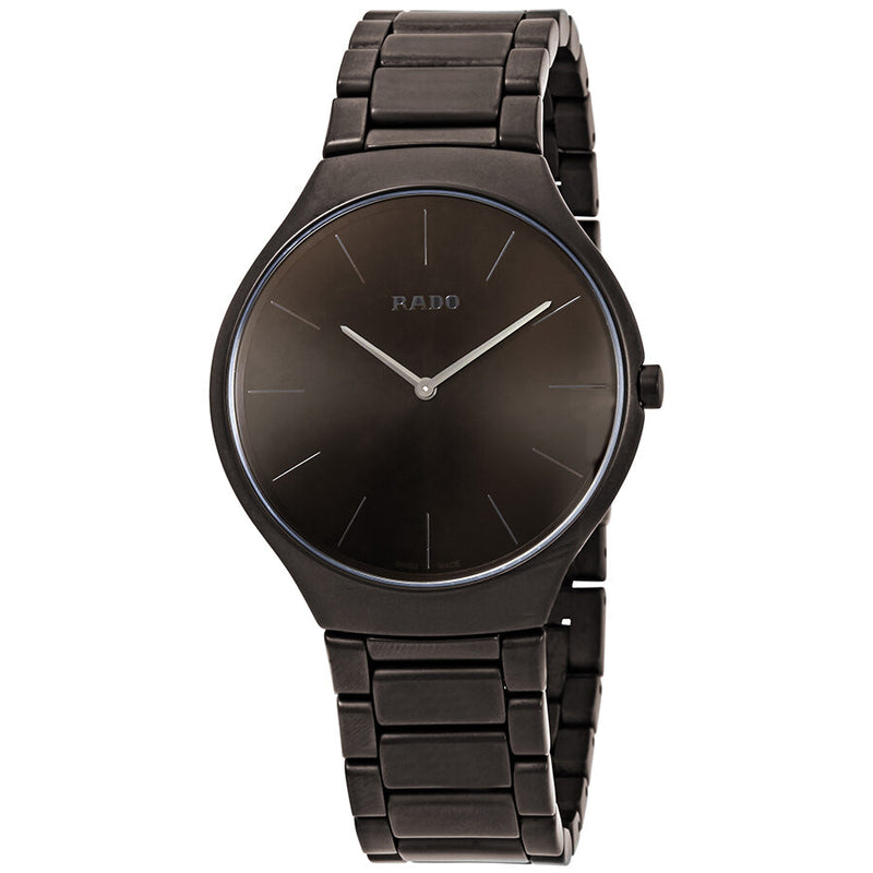 Rado True Thinline Colors Brown Dial Men's Watch #R27269302 - Watches of America