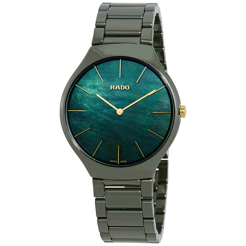 Reloj Rado True Thinline Verde Madreperla Dail Hombre R27006912 Watches of America