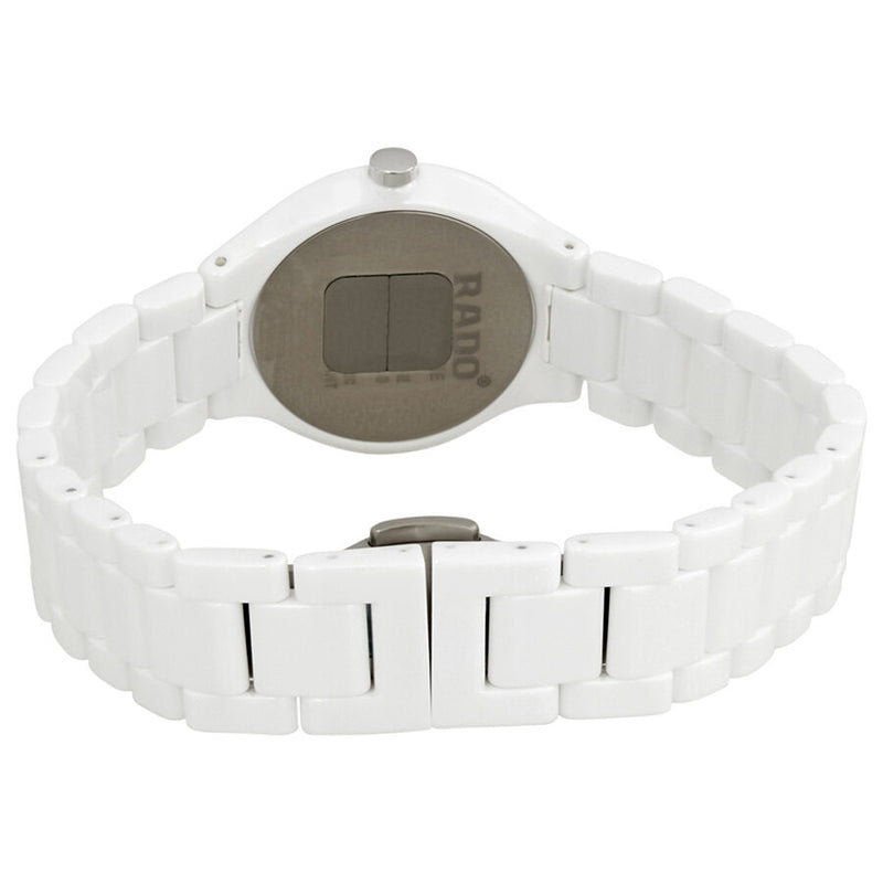 Rado True Thinline White Dial White Ceramic Ladies Watch #R27958022 - Watches of America #3