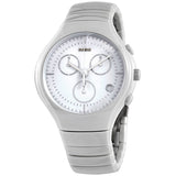 Rado True White Ceramic Chronograph Men's Watch #R27832012 - Watches of America