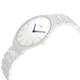 Rado True White Dial White Ceramic Ladies Watch #R27957022 - Watches of America #2