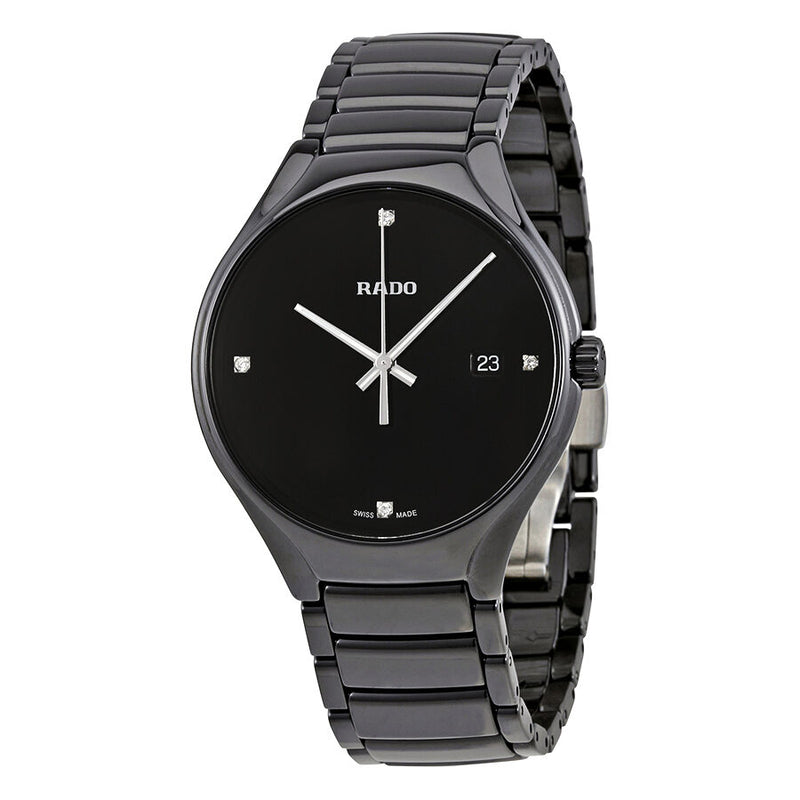 RadoTrue Black Dial Quartz Men's Watch #R27238722 - Watches of America