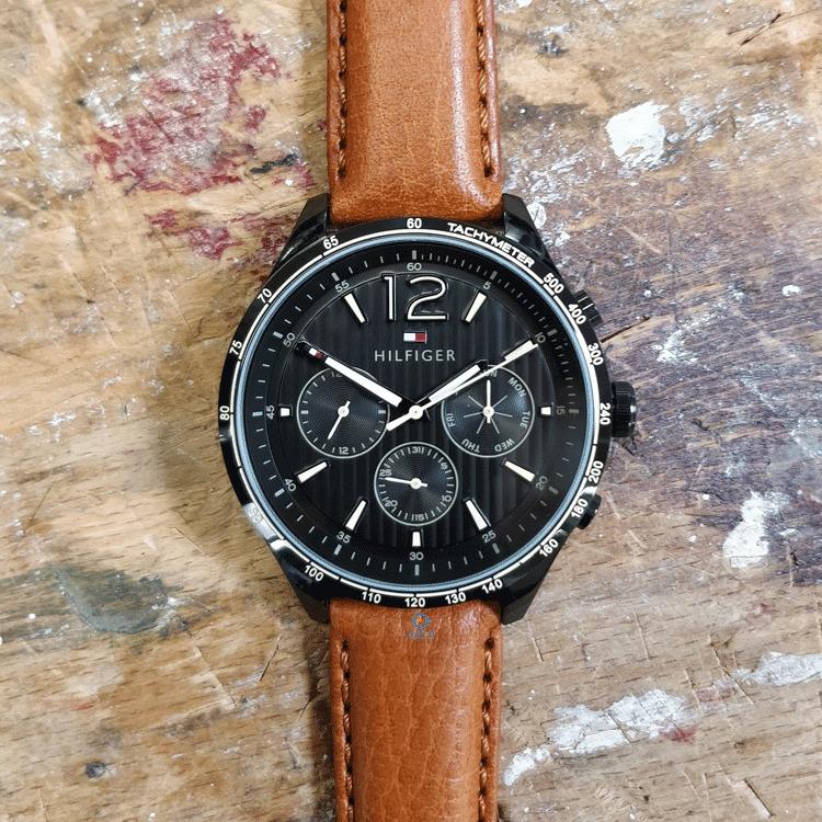 Tommy Hilfiger Gavin Chronograph Black Dial Men's Watch 1791470 - Watches of America #4