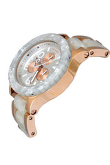 Nixon 42-20 Chronograph Rose Gold & White Unisex Watch Unisex Watch A037-1046 - Watches of America #4