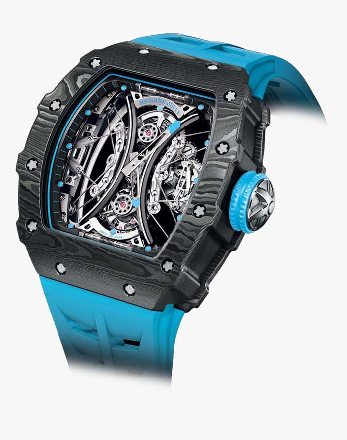 Richard Mille Tourbillon Pablo Mac Donough Reloj con esfera negra RM 53 01 Watches of America