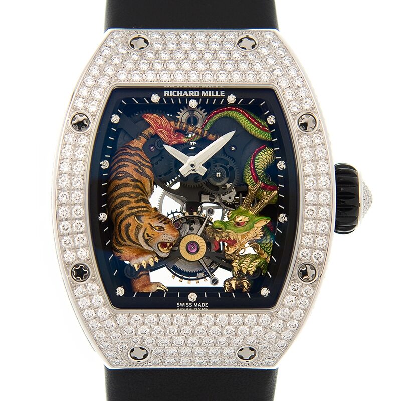 Richard Mille Tourbillon Tiger And Dragon Ladies Watch #RM51-01 - Watches of America