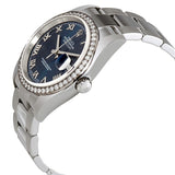 Rolex Oyster Perpetual Datejust 36 Blue Dial Stainless Steel Bracelet Automatic Ladies Watch #116244BLRO - Watches of America #3