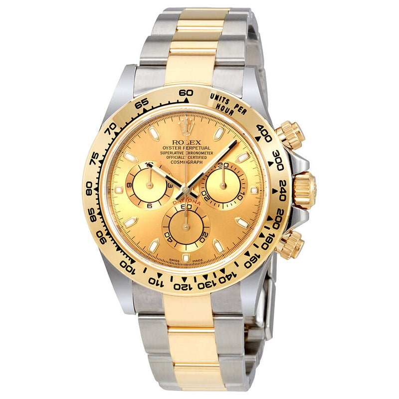 Rolex Cosmograph Daytona Champagne Dial Steel and 18K Yellow Gold Men's Watch #116503/78593 - Watches of America