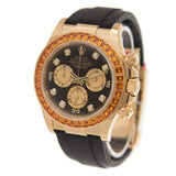 Rolex Cosmograph Daytona Chronograph Automatic Chronometer Diamond Black Dial Watch #116588 SACO - Watches of America #4