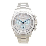 Rolex Cosmograph Daytona Diamond Pave Dial Platinum Men's Watch #116576TBR - Watches of America