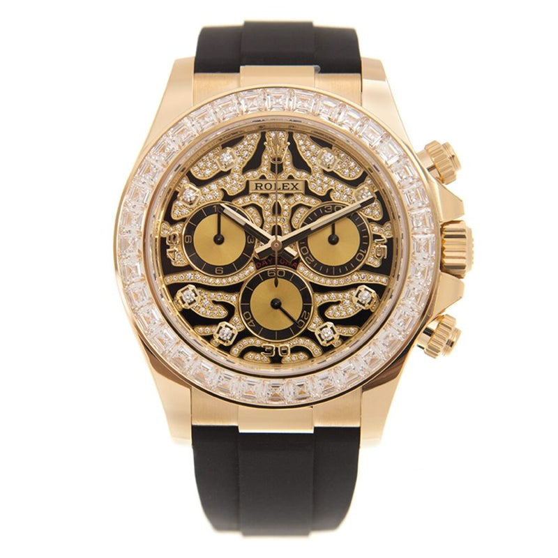 Rolex Cosmograph Daytona Eye of the Tiger Chronograph Automatic Chronometer Diamond Men's Watch #116588TBR-0003 - Watches of America #3