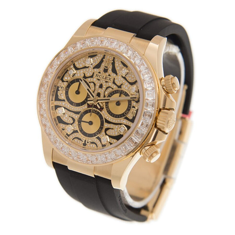 Rolex Cosmograph Daytona Eye of the Tiger Chronograph Automatic Chronometer Diamond Men's Watch #116588TBR-0003 - Watches of America #4