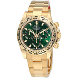 Rolex Cosmograph Daytona Green Dial 18K Yellow Gold Oyster Men's Watch 116508GRSO#m116508-0013 - Watches of America