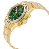 Rolex Cosmograph Daytona Green Dial 18K Yellow Gold Oyster Men's Watch 116508GRSO #m116508-0013 - Watches of America #2