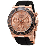 Rolex Cosmograph Daytona Pink Diamond Dial Men's Chronograph Oysterflex Watch #116515PKDR - Watches of America