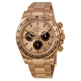 Rolex Cosmograph Daytona Rose Dial 18K Everose Gold Oyster Bracelet Automatic Men's Watch #116505PSO - Watches of America