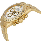 Rolex Cosmograph Daytona White Dial 18K Yellow Gold Oyster Bracelet Automatic Men's Watch 116528WSO #116528-WSO - Watches of America #2