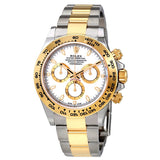 Rolex Cosmograph Daytona White Dial Stainless Steel and 18K Yellow Gold Oyster Bracelet Bracelet Automatic Men's Watch 116503 WSO#116503WSO - Watches of America