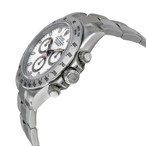 Rolex Cosmograph Daytona White Dial Stainless Steel Oyster Bracelet Automatic Men's Watch 116520WSO #116520-WSO - Watches of America #2
