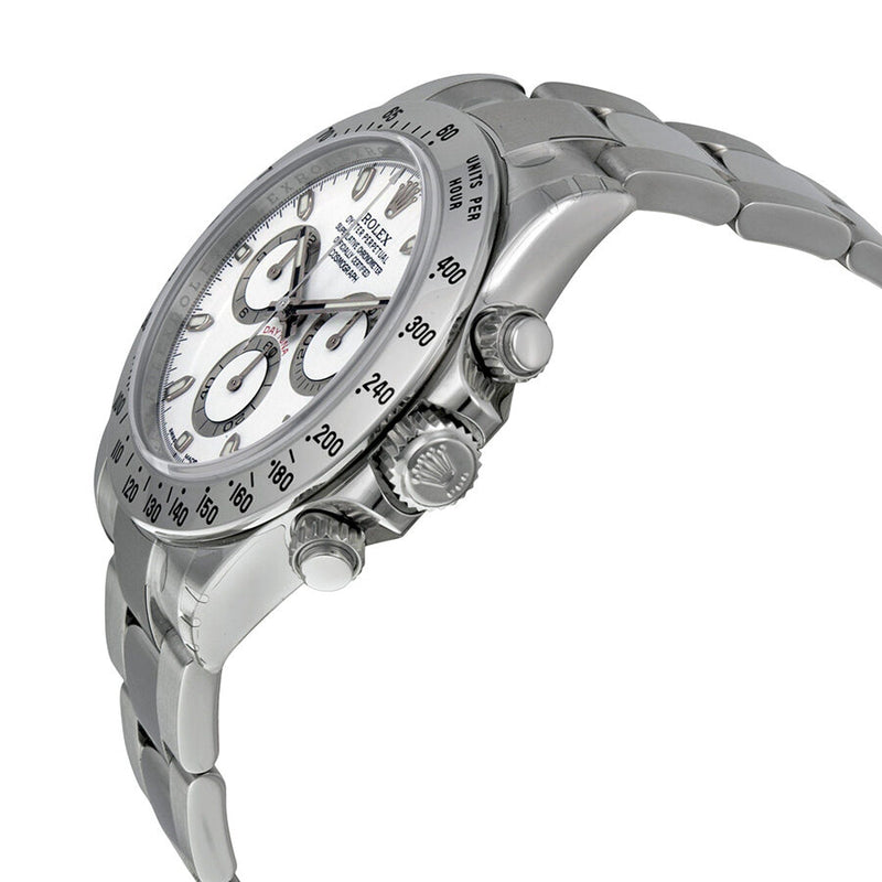 Rolex Cosmograph Daytona White Dial Stainless Steel Oyster Bracelet Automatic Men's Watch 116520WSO #116520-WSO - Watches of America #2