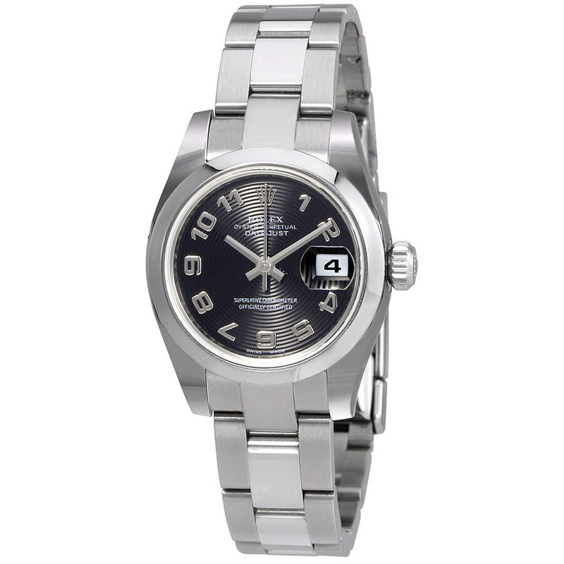 Rolex Datejust 26 Black Stainless Steel Automatic #179160BKCAO - Watches of America